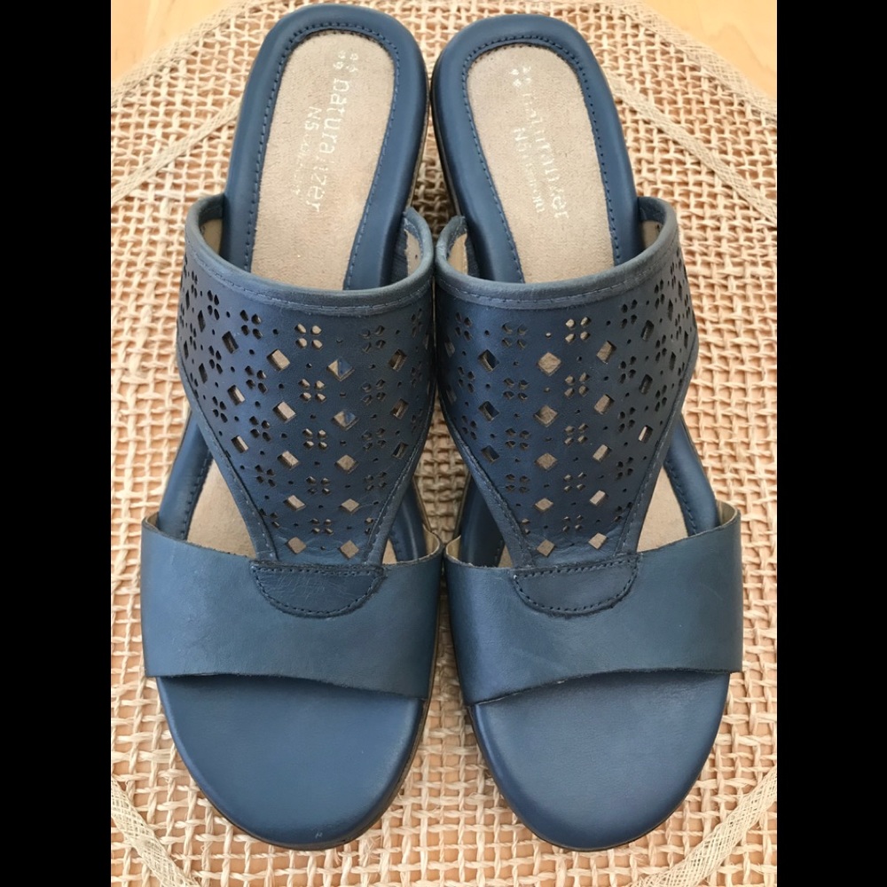 NATURALIZER Leather Sz 8.5N WEDGE